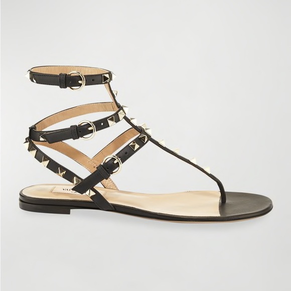 Valentino Garavani Rockstud Cage Flat Sandals sz 36 - Picture 8 of 8